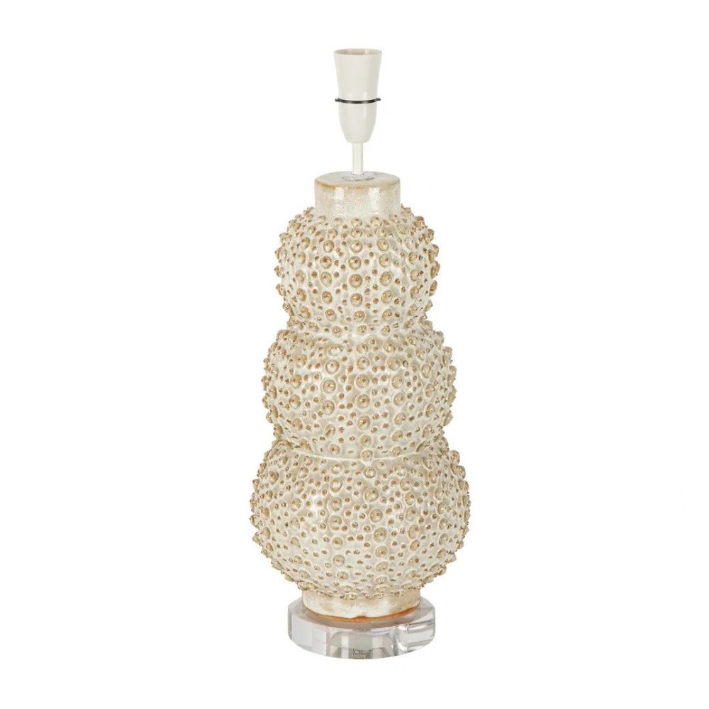 Emac & Lawton SEA URCHINS Table Lamp Base Only - 25W, Ceramic-Emac & Lawton-Ozlighting.com.au