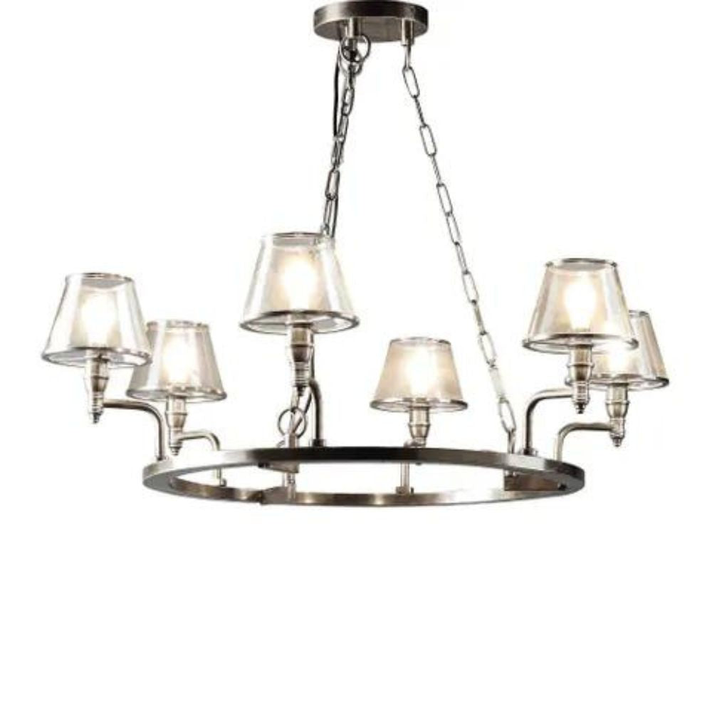 Emac & Lawton SIENNA Chandelier - Max. 40W 6 Light-Emac & Lawton-Ozlighting.com.au