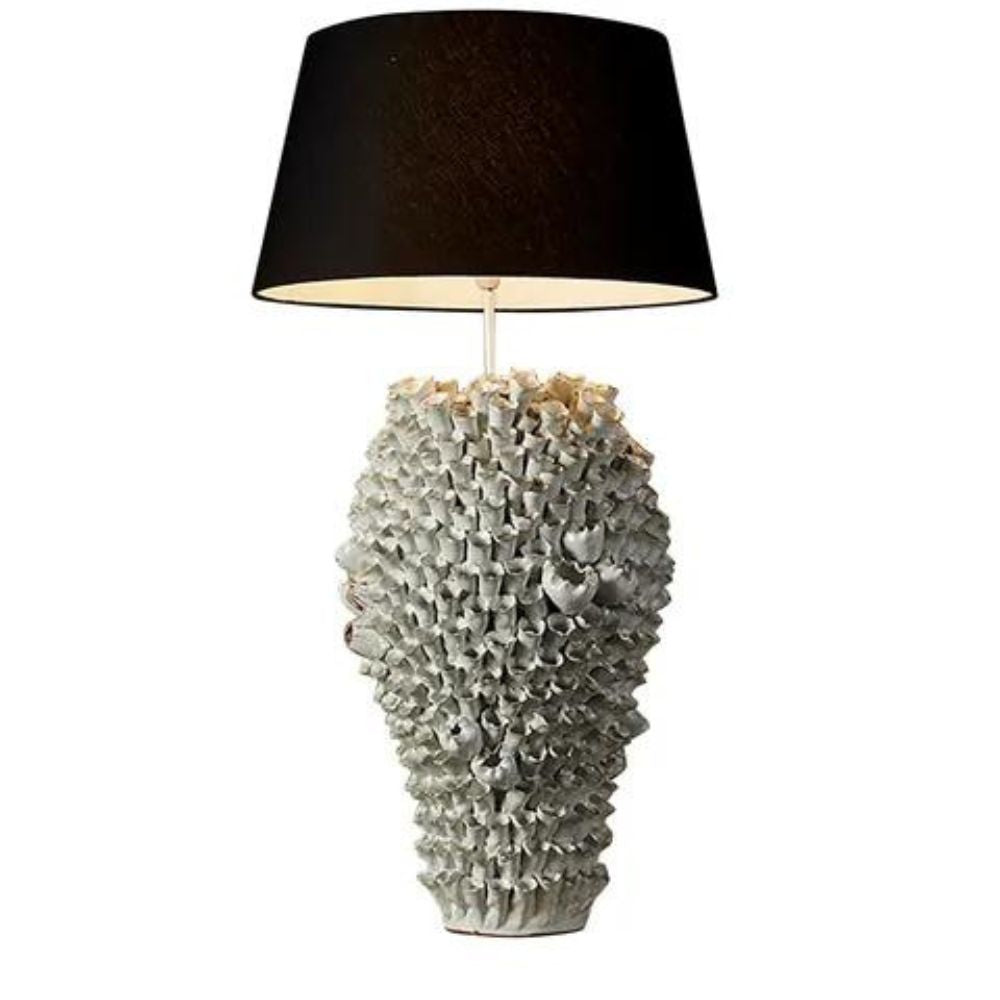Emac & Lawton SINGITA Table Lamp Base - 60W, Ceramic-Emac & Lawton-Ozlighting.com.au