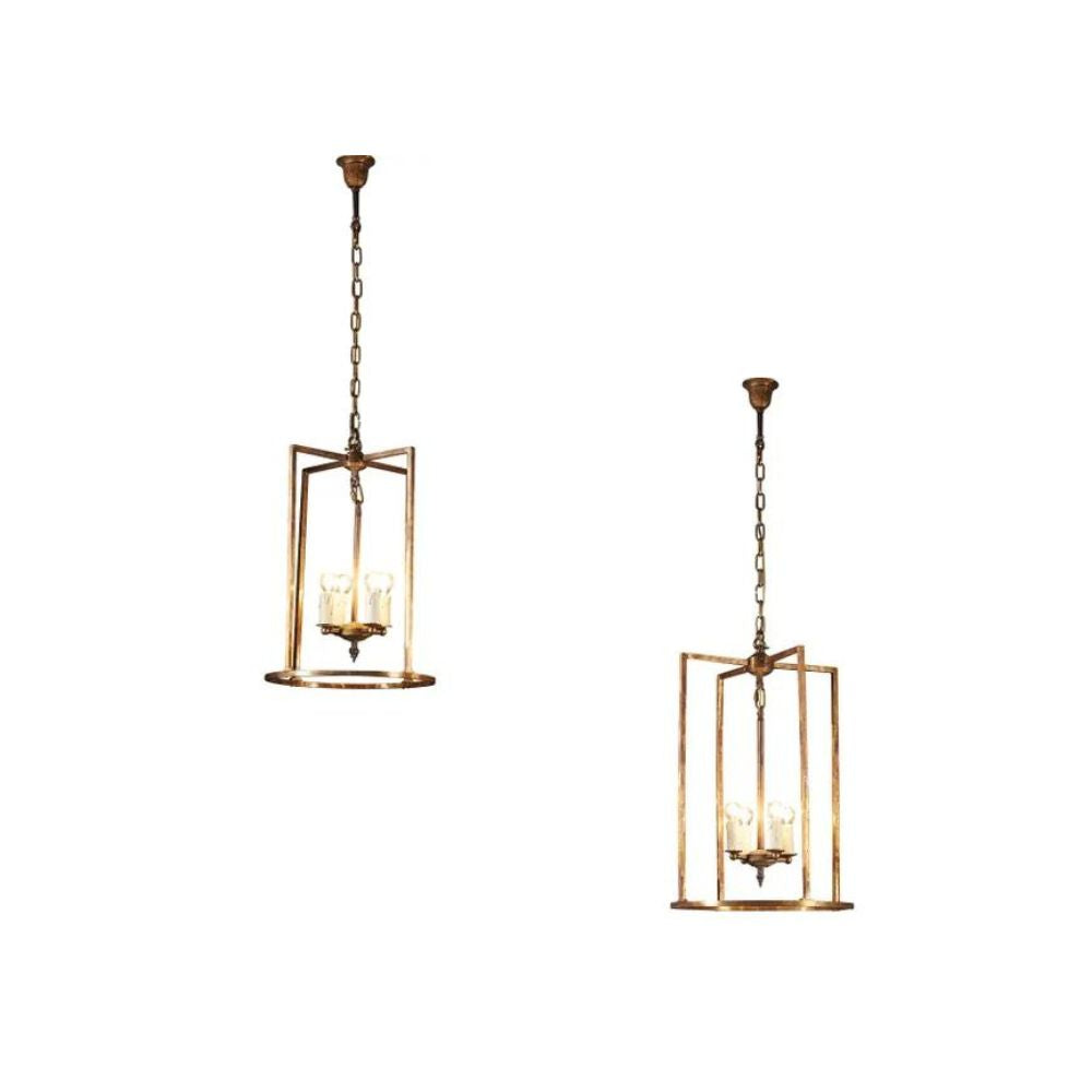 Emac & Lawton ST PALAIS Pendant - 25W, Antique Brass-Emac & Lawton-Ozlighting.com.au