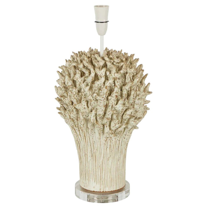 Emac & Lawton STAGHORN CORAL - 25W Ceramic Table Lamp Base Only-Emac & Lawton-Ozlighting.com.au