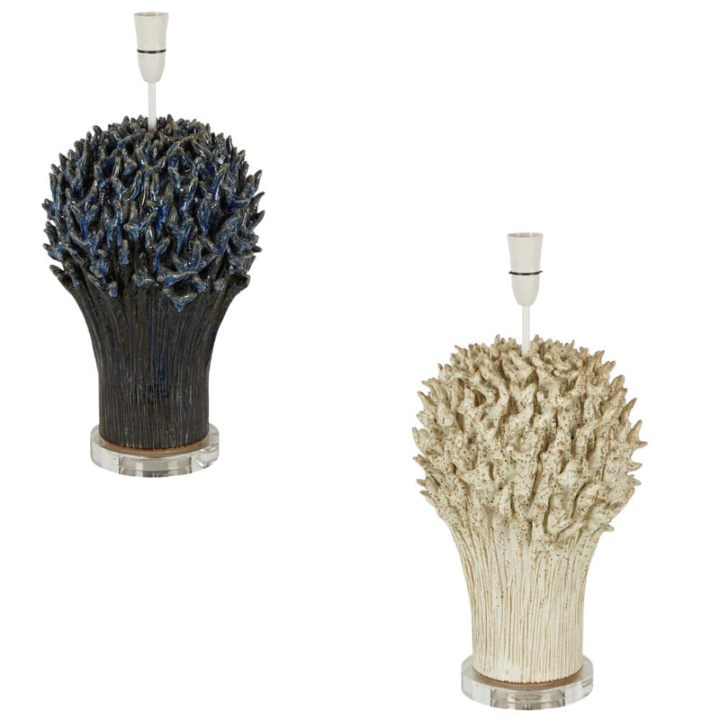 Emac & Lawton STAGHORN CORAL - 25W Ceramic Table Lamp Base Only-Emac & Lawton-Ozlighting.com.au