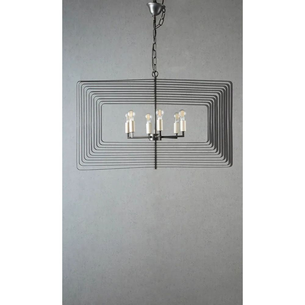 Emac & Lawton TAMARAMA Pendant - 6 Light-Emac & Lawton-Ozlighting.com.au