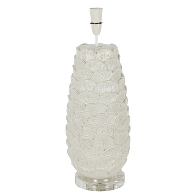 Emac & Lawton THURNTREE CORAL - 25W Ceramic Table Lamp Base Only-Emac & Lawton-Ozlighting.com.au