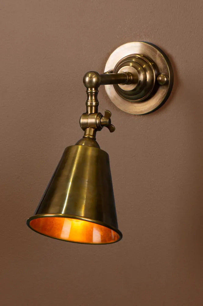 Emac & Lawton UTOPIA - 25W Wall Light With Metal Shade-Emac & Lawton-Ozlighting.com.au