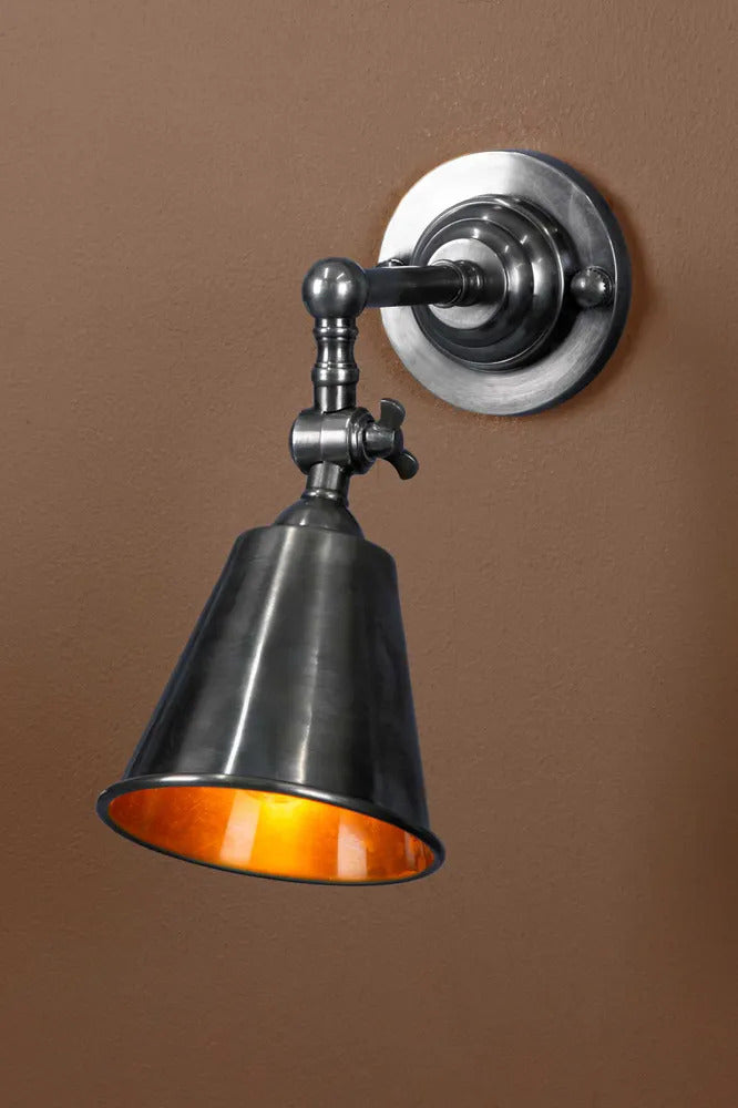 Emac & Lawton UTOPIA - 25W Wall Light With Metal Shade-Emac & Lawton-Ozlighting.com.au