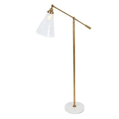 Emac & Lawton VERONA - 25W Floor Lamp With Marble Base-Emac & Lawton-Ozlighting.com.au