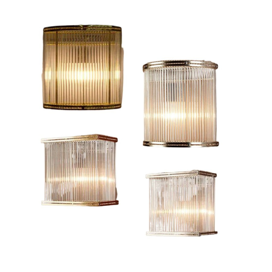 Emac & Lawton VERRE - 25W Half Round & Rectangular Wall Light-Emac & Lawton-Ozlighting.com.au