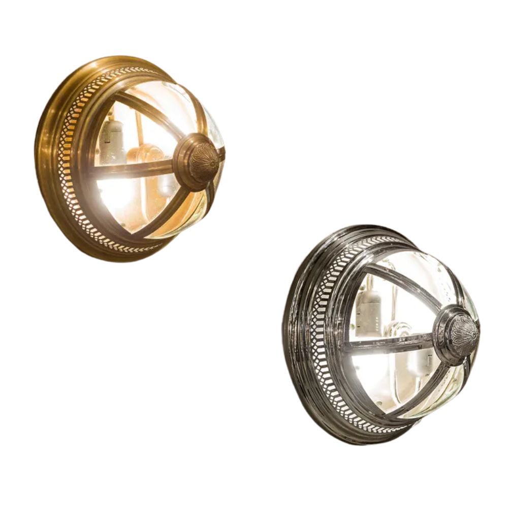 Emac & Lawton WALTER Wall/Ceiling Light - 2xE27, Round, IP20-Emac & Lawton-Ozlighting.com.au