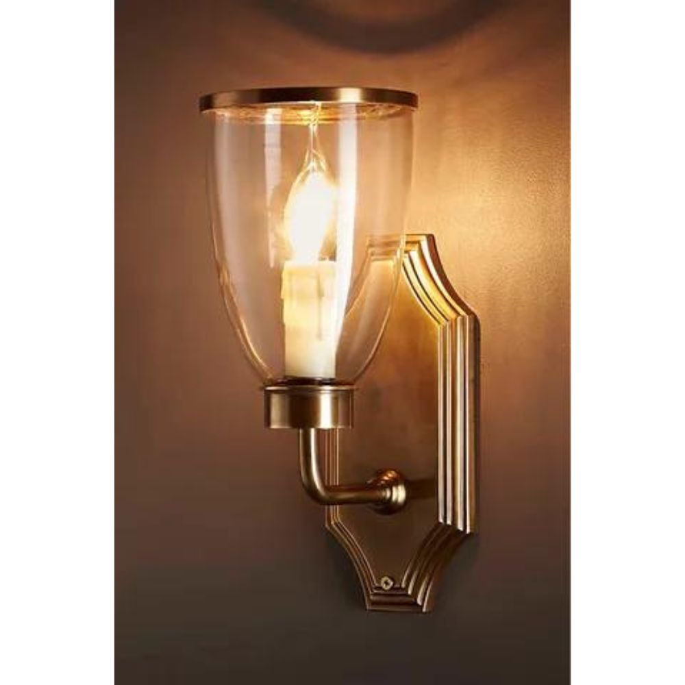 Emac & Lawton WESTBROOK Wall Light - Max. 40W, with Glass Shade-Emac & Lawton-Ozlighting.com.au