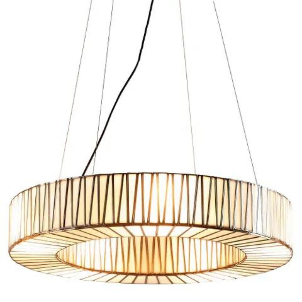 Emac & Lawton WHITE-MOON - 4/5 Light Brass Ceiling Pendant-Emac & Lawton-Ozlighting.com.au