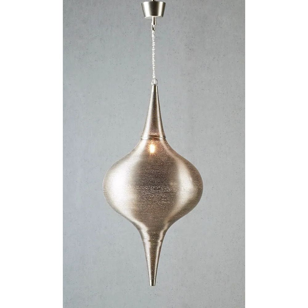 Emac & Lawton ZARA - 1 Light Large Metal Perforated Pendant-Emac & Lawton-Ozlighting.com.au