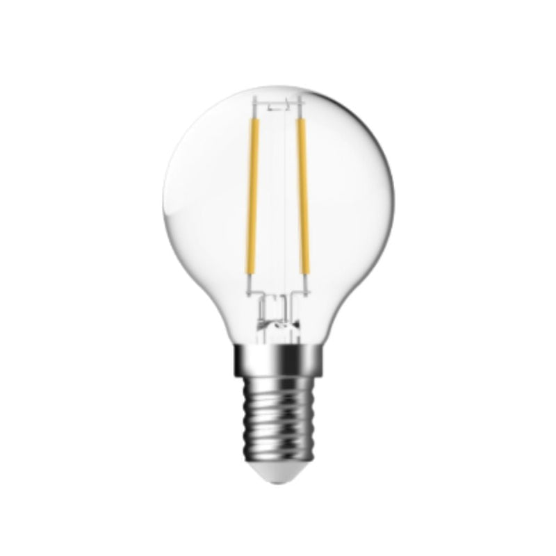 Energetic SUPVALUE-G45-LF - 4.8W LED Dimmable Fancy Round G45 Shape Filament Globe 2700K - E14-Energetic Lighting-Ozlighting.com.au