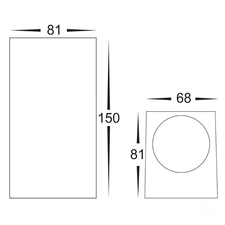 Havit ACCORD-UP/DOWN-TRI - 2x5W LED GU10 Tri-Colour Modern Exterior Up/Down Wall Light IP54-Havit Lighting-Ozlighting.com.au