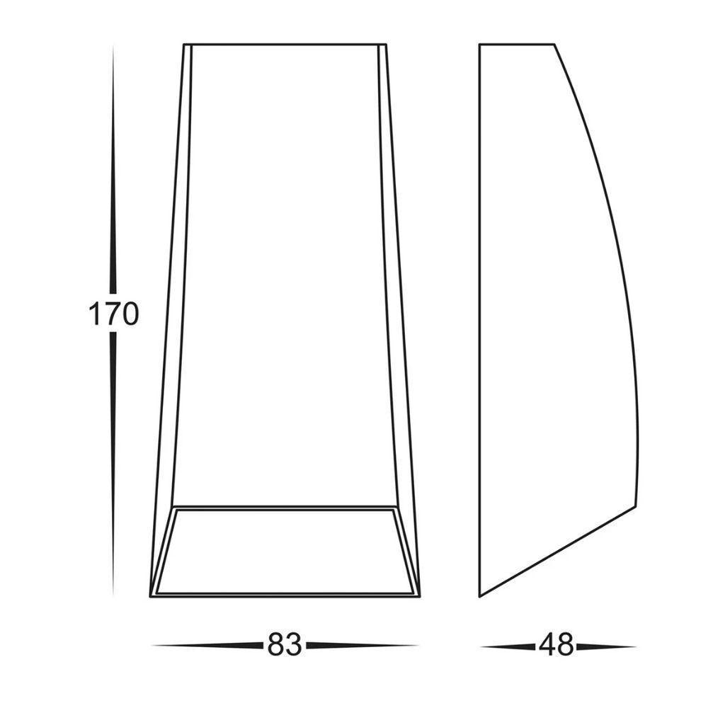 Havit CONO - 2x3W LED Tri-Colour Modern Exterior Up/Down Wall Light IP54-Havit Lighting-Ozlighting.com.au