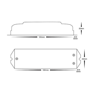 Havit CONTROLLER - 240W/480W 12V/24V 4 Channel LED Strip Repeater-Havit Lighting-Ozlighting.com.au