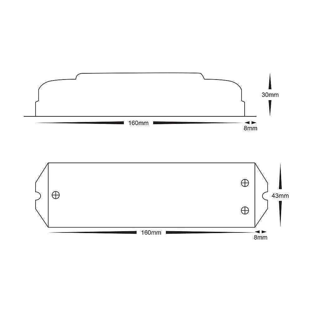 Havit CONTROLLER LED Strip Receiver - 240W/480W 12V/24V - DRIVER REQUIRED-Havit Lighting-Ozlighting.com.au