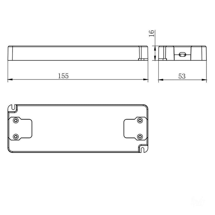 Havit DRIVER - 12V/24V DC 20/30/60/75W Constant Voltage IP20 Indoor LED Driver-Havit Lighting-Ozlighting.com.au