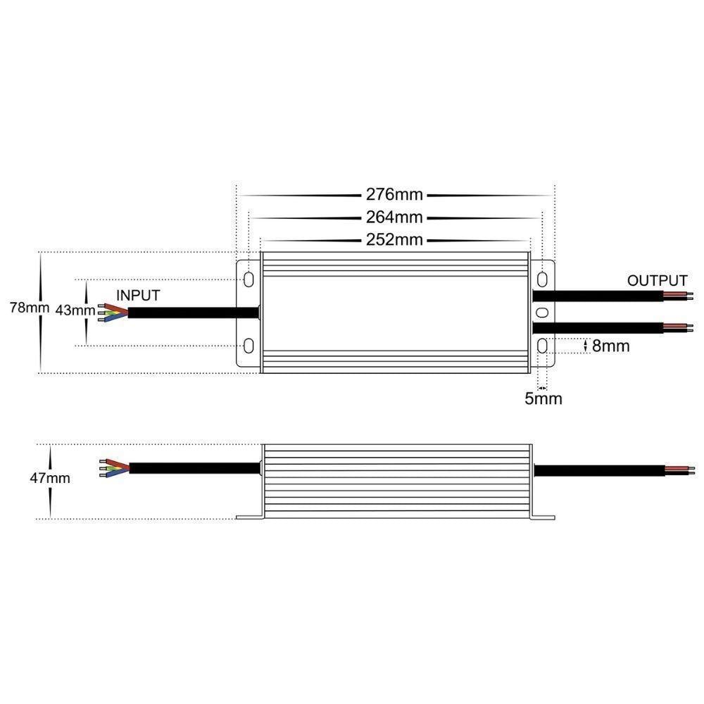 Havit DRIVER-DIM LED Driver - 12V/24V DC 30/60/100/150/200/300W TRIAC Dimmable-Havit Lighting-Ozlighting.com.au