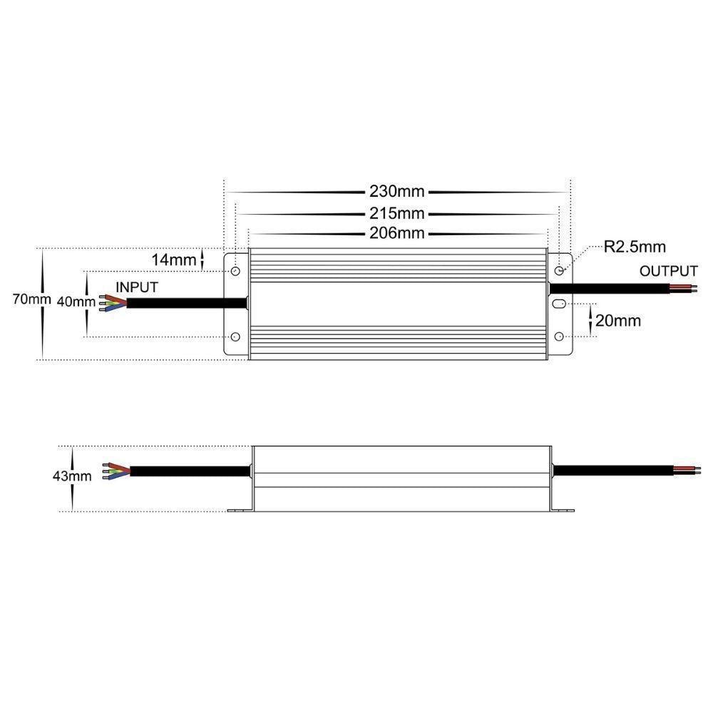 Havit DRIVER-DIM LED Driver - 12V/24V DC 30/60/100/150/200/300W TRIAC Dimmable-Havit Lighting-Ozlighting.com.au