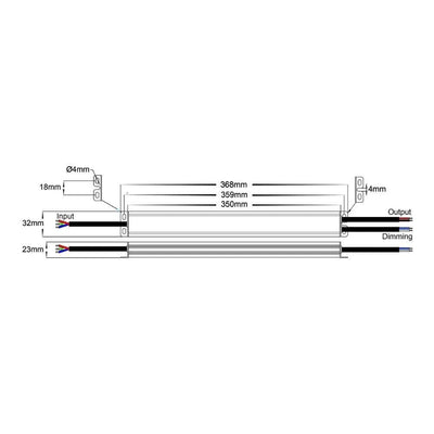 Havit DRIVER-WP - 12/24V 150W Triac+0-1/10V Dimmable Constant Voltage Weatherproof LED Driver IP66-Havit Lighting-Ozlighting.com.au