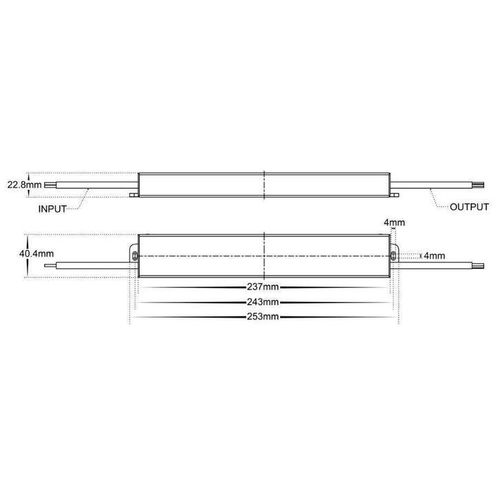 Havit DRIVER-WP - 12/24V 60W/95W Slimline Weatherproof LED Driver IP66-Havit Lighting-Ozlighting.com.au