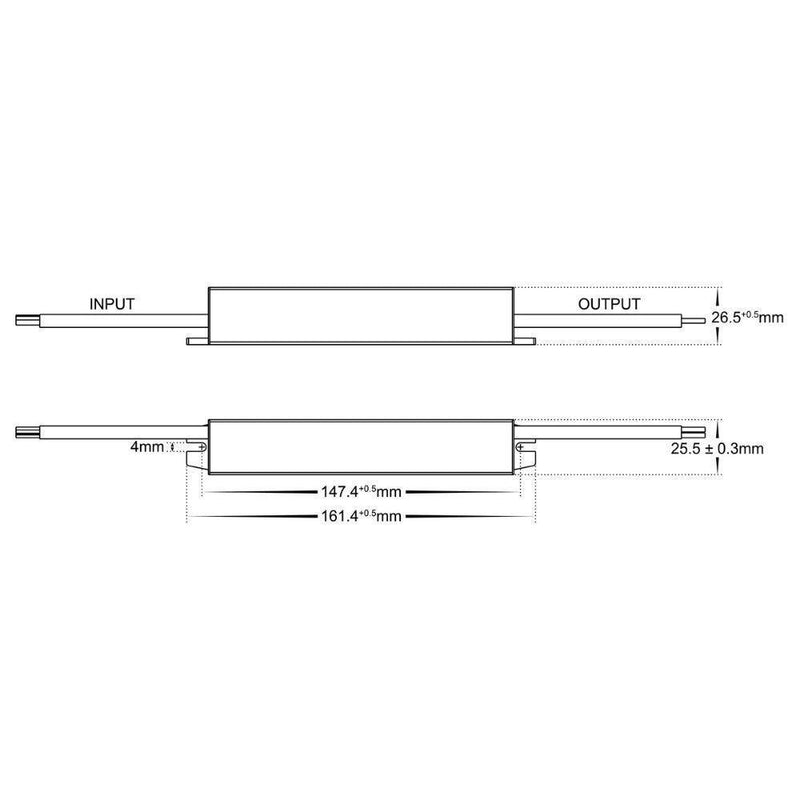 Havit DRIVER-WP - 12V DC 20/30/60/100W Constant Voltage IP66 Weatherproof LED Driver-Havit Lighting-Ozlighting.com.au