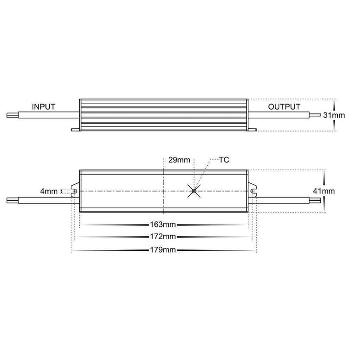 Havit DRIVER-WP - 24V DC 30/60/100W Constant Voltage Weatherproof LED Driver IP66-Havit Lighting-Ozlighting.com.au