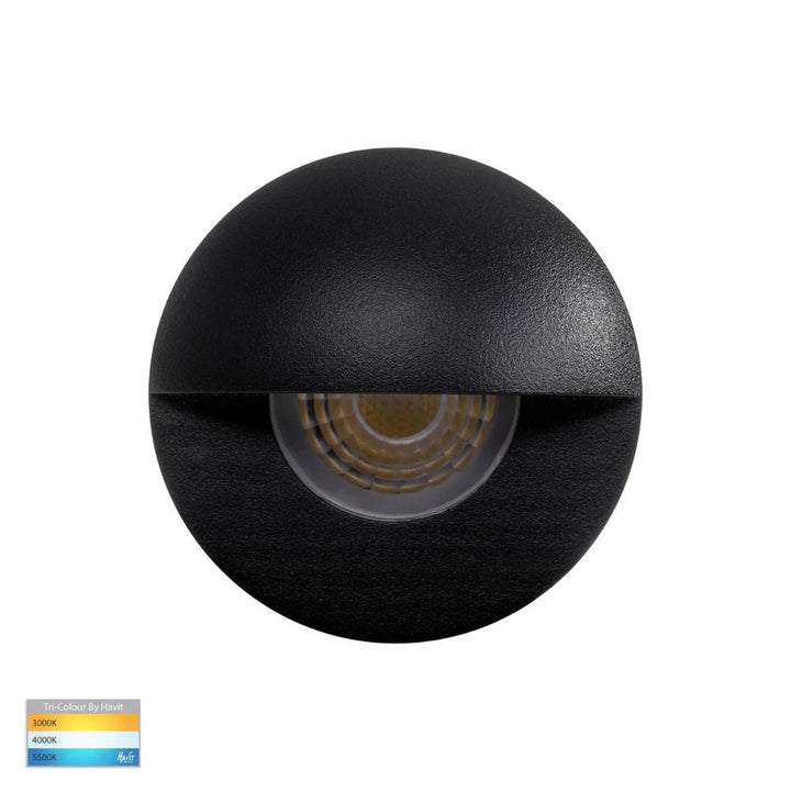 Havit ELITE - Aluminium LED Wall or Step Light with Eyelid 12V - IP65-Havit Lighting-Ozlighting.com.au