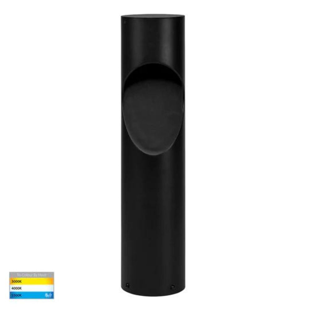 Havit FEDOR - 12W TRI Colour Aluminium Black Bollard Light IP65-Havit Lighting-Ozlighting.com.au