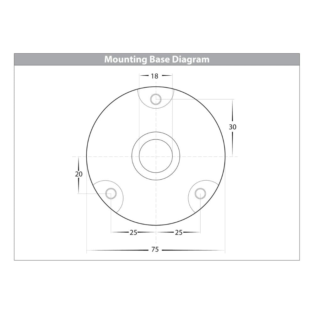 Havit HV145-BASE - Antique Brass Finished Surface Mounted Base-Havit Lighting-Ozlighting.com.au