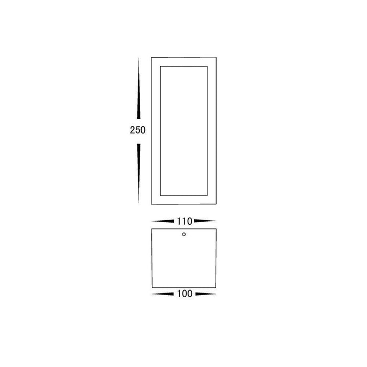 Havit JASPER - 12W LED Tri-Colour Modern Exterior Flush Wall Light IP54-Havit Lighting-Ozlighting.com.au