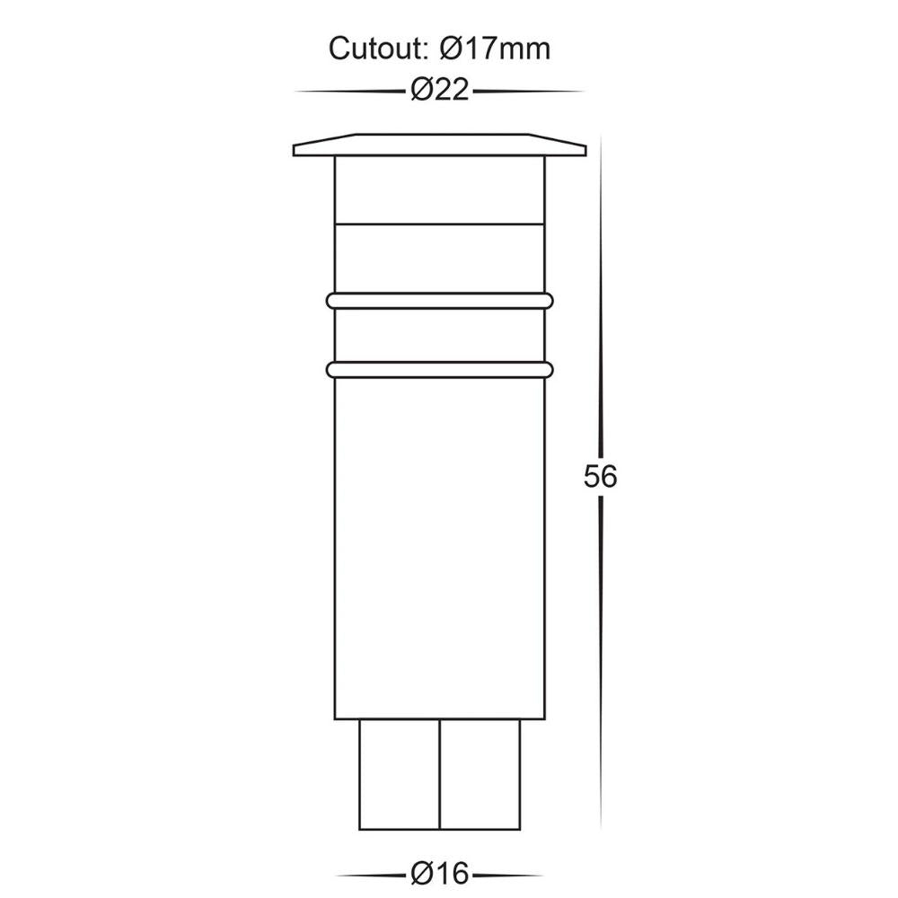 Havit KETT LED Deck Light - 0.5W, 12V, IP65 - DRIVER REQUIRED-Havit Lighting-Ozlighting.com.au