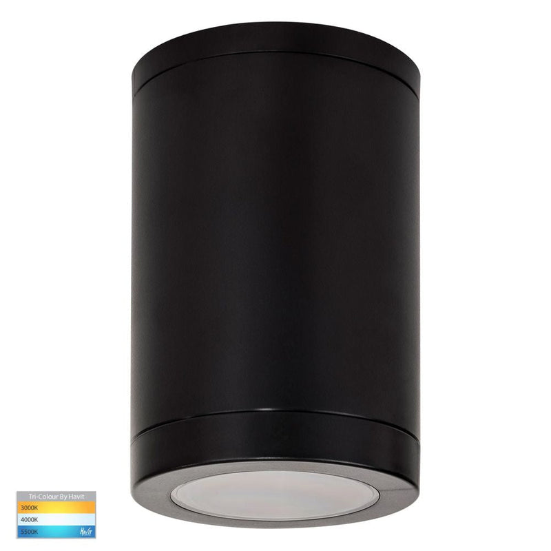 Havit LEXAN - GU10 3W LED Tri-Colour Dimmable Round Surface Mount Downlight IP54-Havit Lighting-Ozlighting.com.au