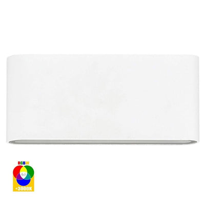 Havit LISSE - 6W/2x5W 12V DC LED RGBW Colour Changeable 175mm Exterior Down Only/Up/Down Wall Light IP54 - DRIVER REQUIRED-Havit Lighting-Ozlighting.com.au