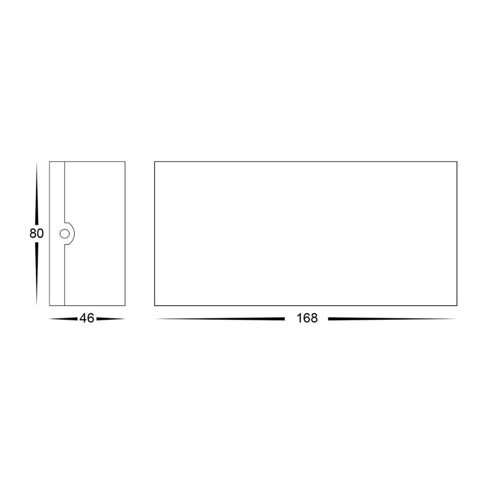 Havit MARO - 6W Up & Down TRI Colour LED Wall Light IP54-Havit Lighting-Ozlighting.com.au