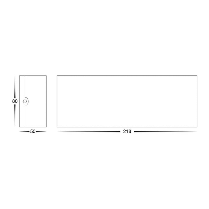 Havit MARO - 8W Up & Down TRI Colour LED Wall Light IP54 - 12V DC DRIVER REQUIRED-Havit Lighting-Ozlighting.com.au