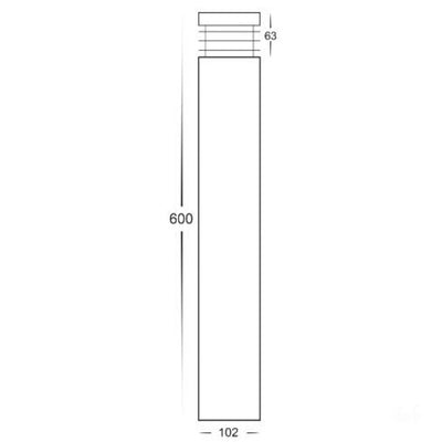 Havit MAXI - 5W LED Exterior Colour Switchable LED Bollard Light IP54 - 12V DRIVER REQUIRED-Havit Lighting-Ozlighting.com.au