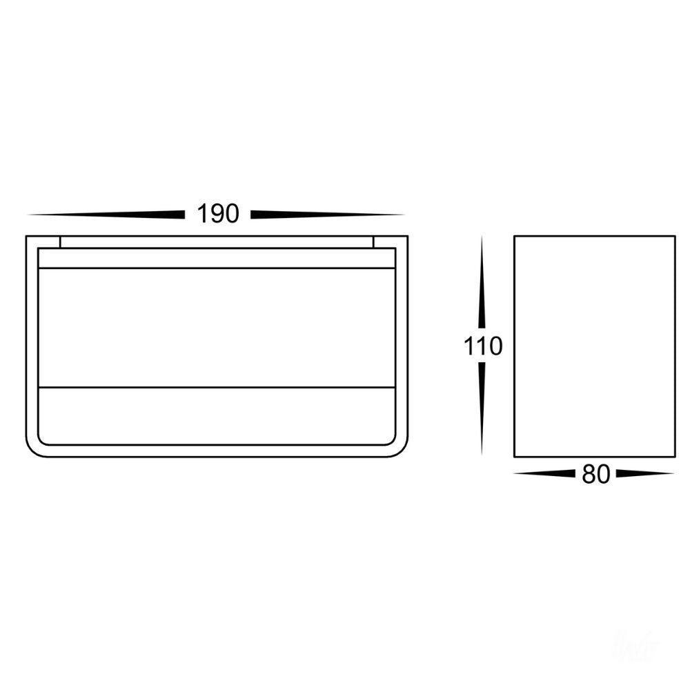 Havit MIA LED Up/Down Wall Light - 9W, Tri-Colour, IP54-Havit Lighting-Ozlighting.com.au