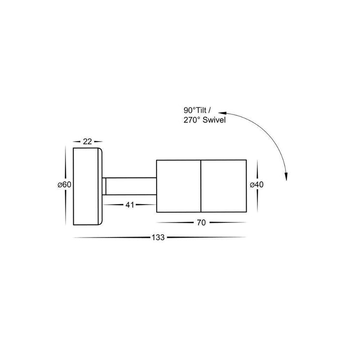 Havit MINI TIVAH - LED 12V DC Exterior Wall Light IP65 4000K - DRIVER REQUIRED-Havit Lighting-Ozlighting.com.au