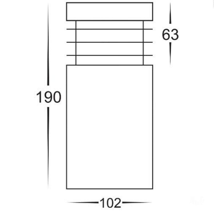 Havit MINI/MINI LOUVRE - Exterior Bollard Light - 12V DC DRIVER REQUIRED-Havit Lighting-Ozlighting.com.au