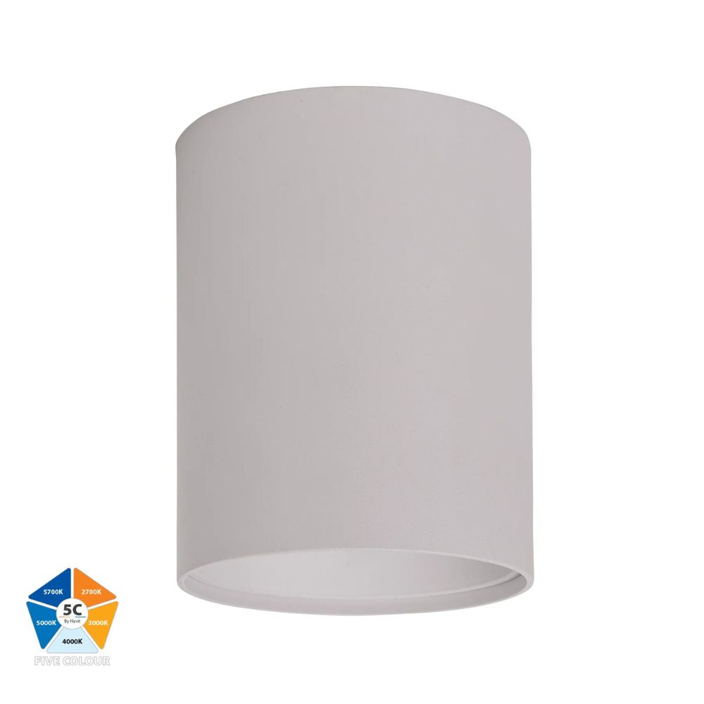 Havit NELLA LED Downlight - 7W/12W/18W/24W, 5-CCT, Dimmable, IP54, Round, Surface Mount-Havit Lighting-Ozlighting.com.au