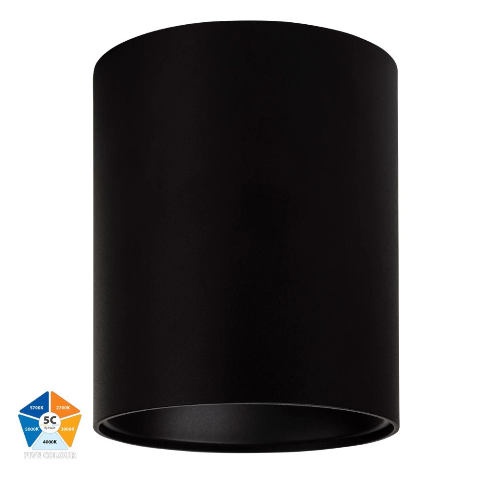 Havit NELLA LED Downlight - 7W/12W/18W/24W, 5-CCT, Dimmable, IP54, Round, Surface Mount-Havit Lighting-Ozlighting.com.au