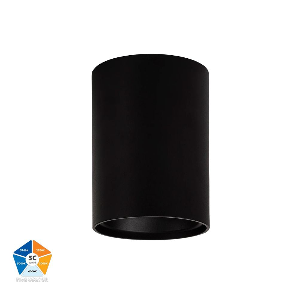 Havit NELLA LED Downlight - 7W/12W/18W/24W, 5-CCT, Dimmable, IP54, Round, Surface Mount-Havit Lighting-Ozlighting.com.au