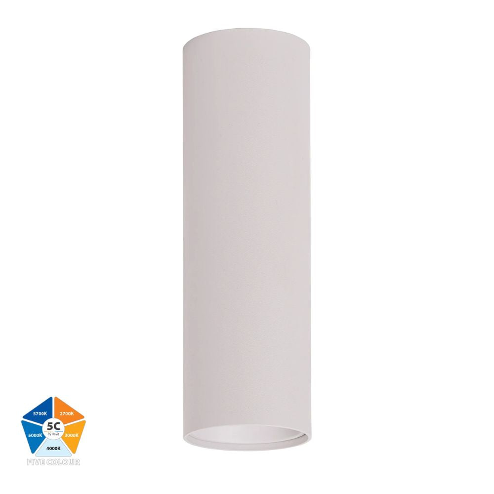 Havit NELLA LED Downlight - 7W/12W/18W/24W, 5-CCT, Dimmable, IP54, Round, Surface Mount-Havit Lighting-Ozlighting.com.au