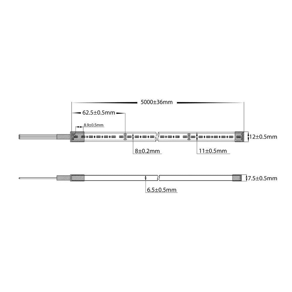 Havit NEOLITE-14.4-RGB LED Strip - 14.4W, 24V, 11mm, Per Metre, Neon, IP67 - DRIVER REQUIRED-Havit Lighting-Ozlighting.com.au