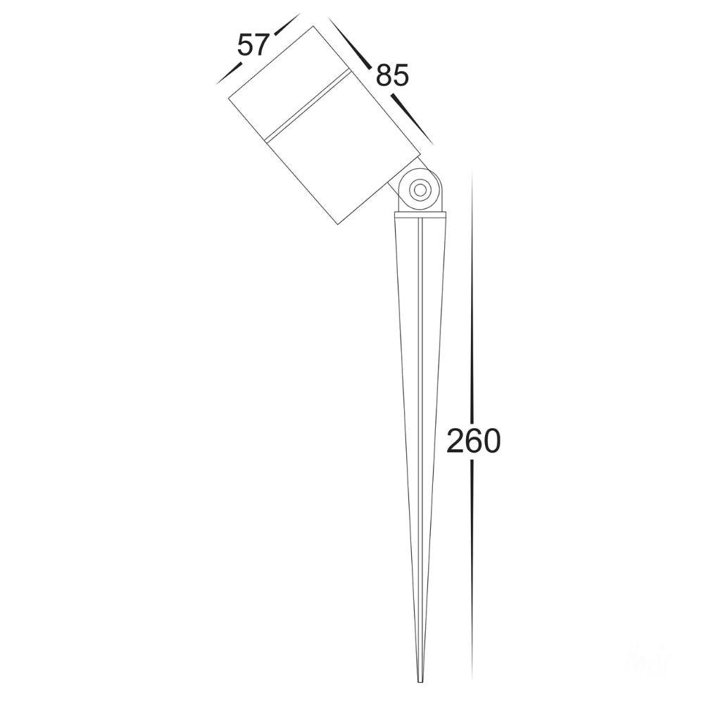Havit OASIS LED Garden Spike Light - 7W, Tri-Colour - DRIVER REQUIRED-Havit Lighting-Ozlighting.com.au