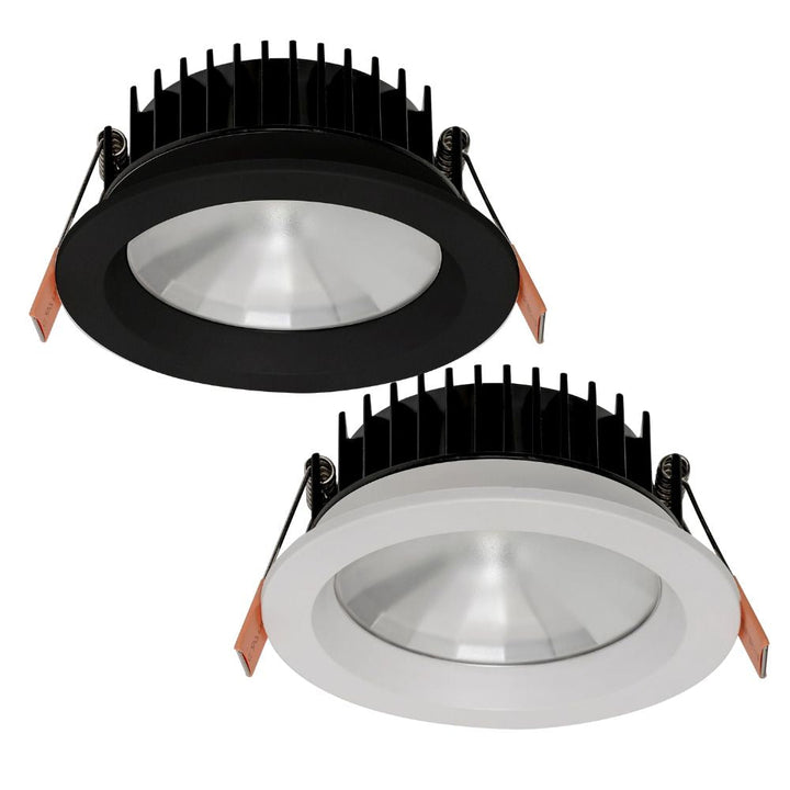 Havit ORA - 13W LED 5-CCT Dimmable Round Deep Face Downlight IP54-Havit Lighting-Ozlighting.com.au
