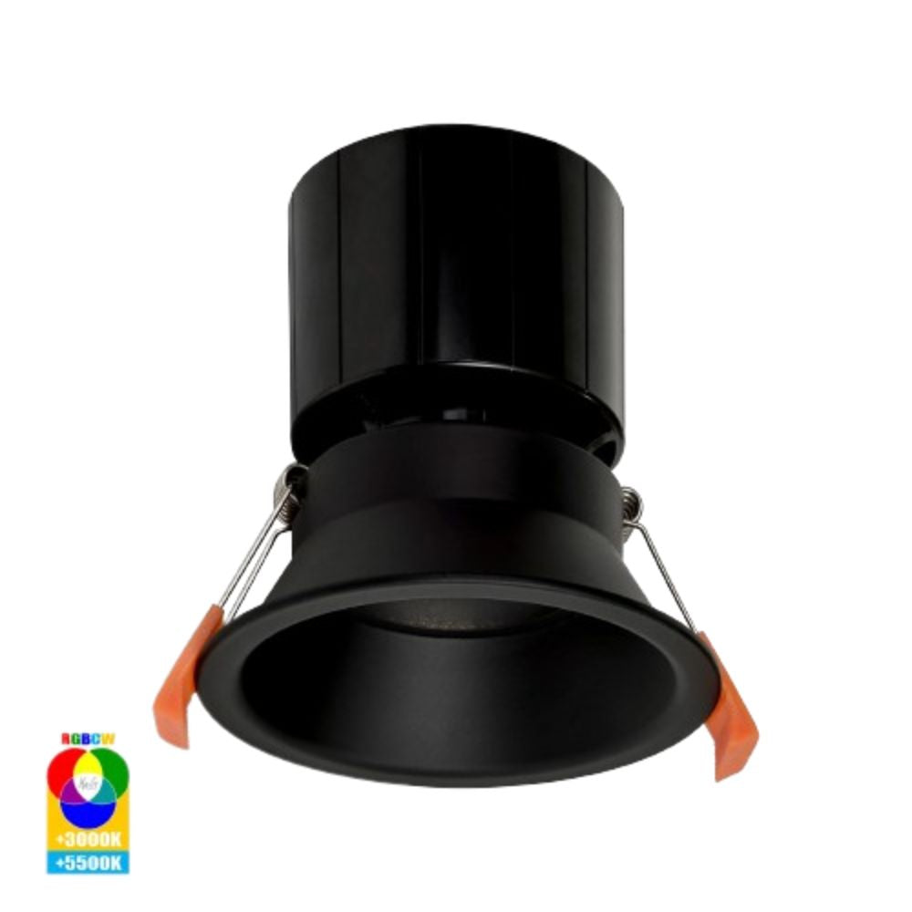 Havit PRIME-SMART LED Downlight - 12W, 105mm, RGBCW+CCT, Tunable, Wi-Fi, Dimmable, IP54, Deepset-Havit Lighting-Ozlighting.com.au