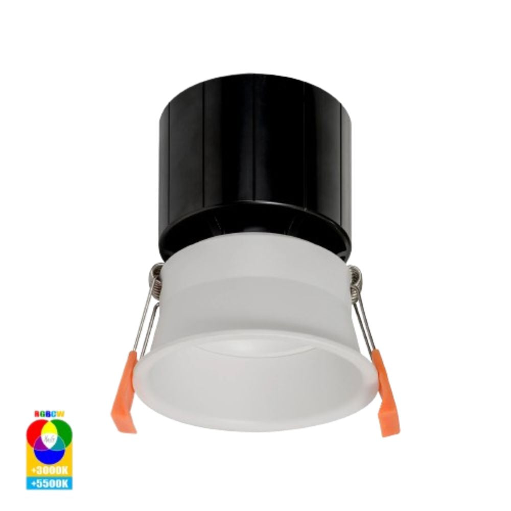 Havit PRIME-SMART LED Downlight - 12W, 84mm, RGBCW+CCT, Tunable, Wi-Fi, Dimmable, IP54, Deepset-Havit Lighting-Ozlighting.com.au